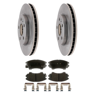 ACDelco® - Silver™ Front Brake Kit with Ceramic Pads