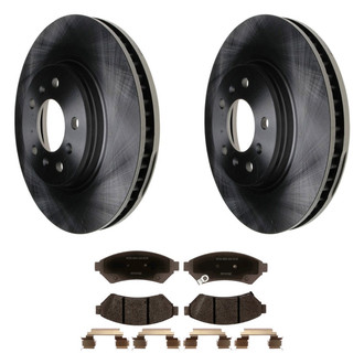 ACDelco® - Silver™ Front Brake Kit with Ceramic Pads
