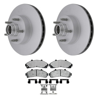 ACDelco® - Silver™ Front Brake Kit with Ceramic Pads