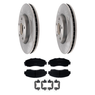 ACDelco® - Silver™ 1-Piece Plain Brake Kit with Ceramic Brake Pads