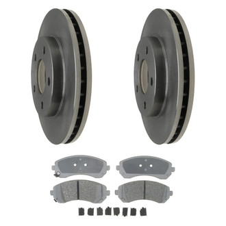 ACDelco® - Silver™ Front Brake Kit with Ceramic Pads