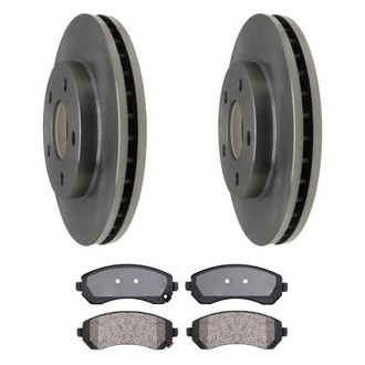 ACDelco® - Silver™ Front Brake Kit with Ceramic Pads