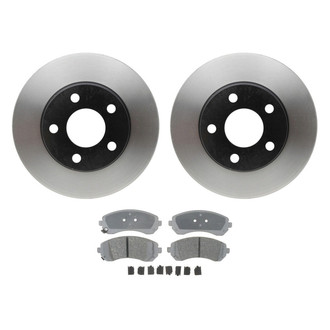 ACDelco® - Silver™ Front Brake Kit with Ceramic Pads