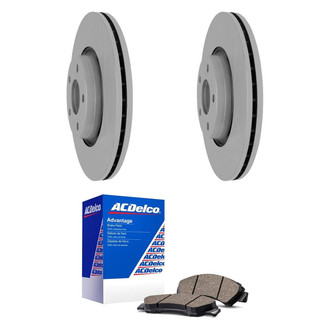 ACDelco® - Silver™ Front Brake Kit with Ceramic Pads