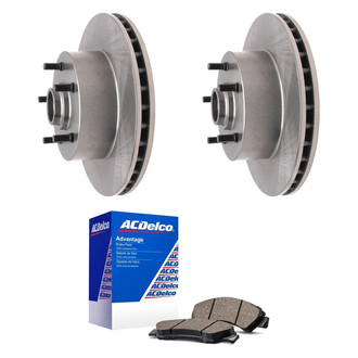 ACDelco® - Silver™ Front Brake Kit with Ceramic Pads