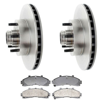 ACDelco® - Silver™ Front Brake Kit with Semi-Metallic Pads