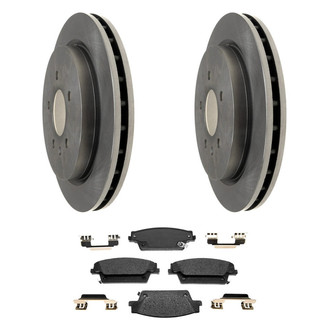ACDelco® - Silver™ Rear Brake Kit with Semi-Metallic Pads