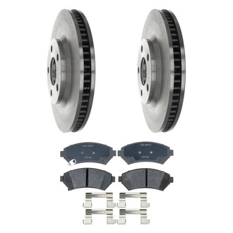 ACDelco® - Silver™ Front Brake Kit with Semi-Metallic Pads