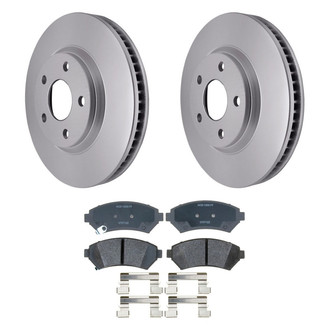 ACDelco® - Silver™ Front Brake Kit with Semi-Metallic Pads