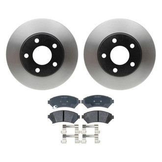 ACDelco® - Silver™ Front Brake Kit with Semi-Metallic Pads
