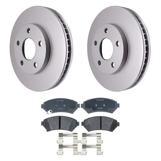 ACDelco® - Silver™ Front Brake Kit with Semi-Metallic Pads