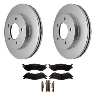 ACDelco® - Silver™ Front Brake Kit with Semi-Metallic Pads