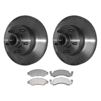 ACDelco® - Silver™ Front Brake Kit with Semi-Metallic Pads