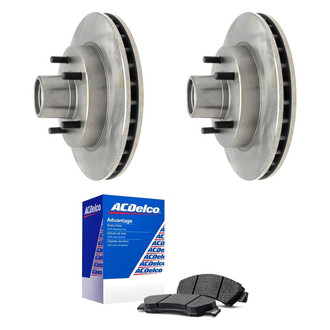 ACDelco® - Silver™ Front Brake Kit with Semi-Metallic Pads