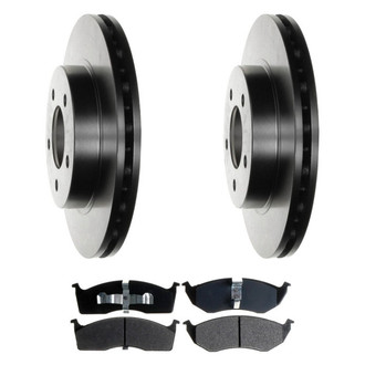 ACDelco® - Silver™ Brake Kit with Semi-Metallic Pads
