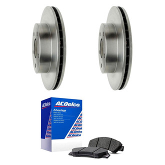 ACDelco® - Silver™ Front Brake Kit with Semi-Metallic Pads