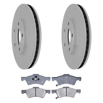 ACDelco® - Silver™ Front Brake Kit with Semi-Metallic Pads