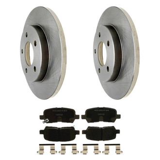 ACDelco® - Silver™ Rear Brake Kit with Ceramic Pads