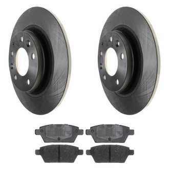 ACDelco® - Silver™ Rear Brake Kit with Ceramic Pads