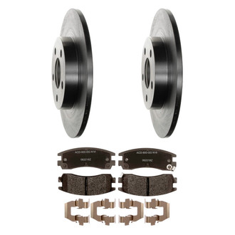 ACDelco® - Silver™ Rear Brake Kit with Ceramic Pads