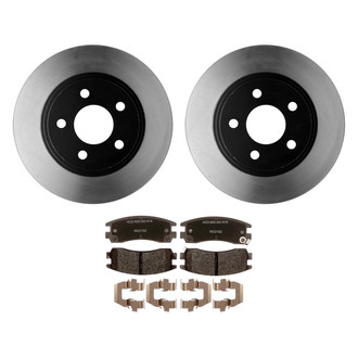 ACDelco® - Silver™ Rear Brake Kit with Ceramic Pads