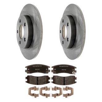 ACDelco® - Silver™ Rear Brake Kit with Ceramic Pads