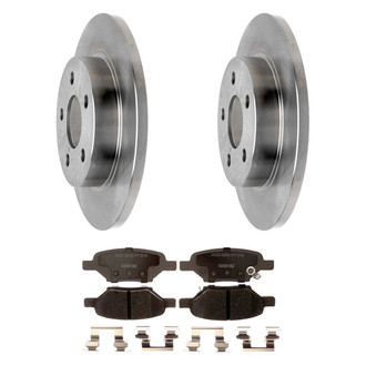 ACDelco® - Silver™ Rear Brake Kit with Ceramic Pads