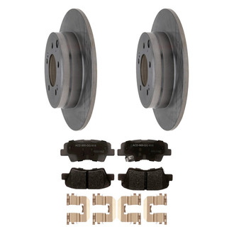 ACDelco® - Silver™ Rear Brake Kit with Ceramic Pads