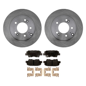 ACDelco® - Silver™ Rear Brake Kit with Ceramic Pads