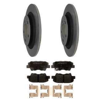 ACDelco® - Silver™ Rear Brake Kit with Ceramic Pads