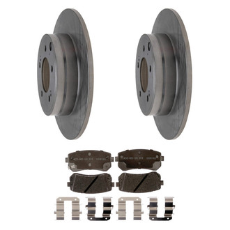 ACDelco® - Silver™ Rear Brake Kit with Ceramic Pads