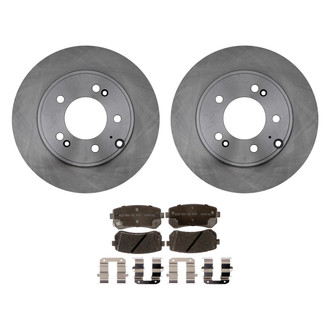ACDelco® - Silver™ Rear Brake Kit with Ceramic Pads
