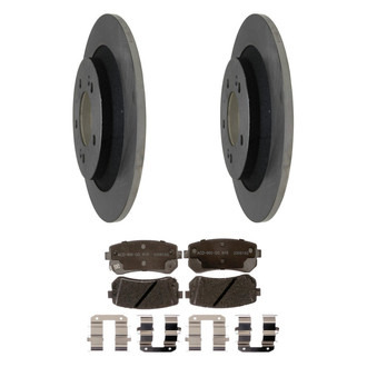 ACDelco® - Silver™ Rear Brake Kit with Ceramic Pads