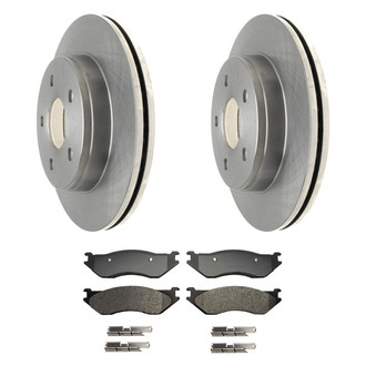 ACDelco® - Silver™ Front Brake Kit with Semi-Metallic Pads
