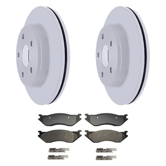 ACDelco® - Silver™ Front Brake Kit with Semi-Metallic Pads