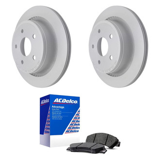 ACDelco® - Silver™ Rear Brake Kit with Semi-Metallic Pads