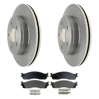 ACDelco® - Silver™ Front Brake Kit with Semi-Metallic Pads