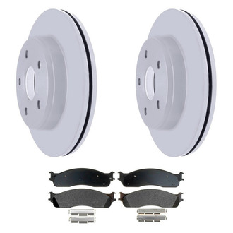 ACDelco® - Silver™ Front Brake Kit with Semi-Metallic Pads