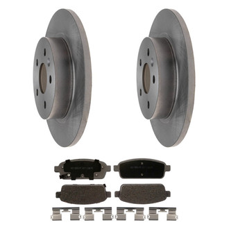ACDelco® - Silver™ Rear Brake Kit with Ceramic Pads