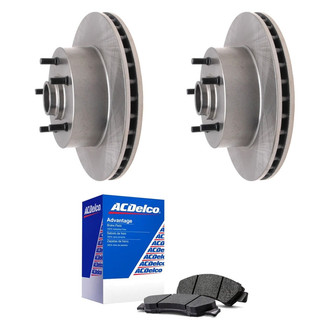 ACDelco® - Silver™ Front Brake Kit with Semi-Metallic Pads