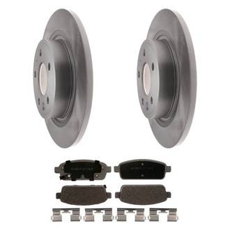 ACDelco® - Silver™ Rear Brake Kit with Ceramic Pads
