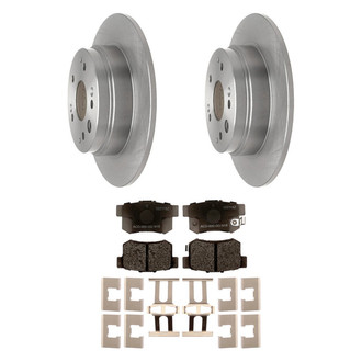 ACDelco® - Silver™ Rear Brake Kit with Ceramic Pads