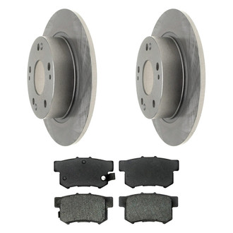 ACDelco® - Silver™ Rear Brake Kit with Ceramic Pads