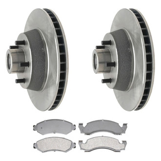 ACDelco® - Silver™ Front Brake Kit with Semi-Metallic Pads