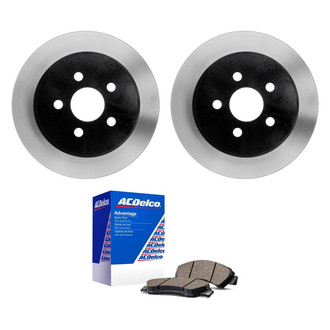ACDelco® - Silver™ Rear Brake Kit with Ceramic Pads