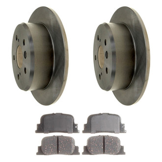 ACDelco® - Silver™ Rear Brake Kit with Ceramic Pads