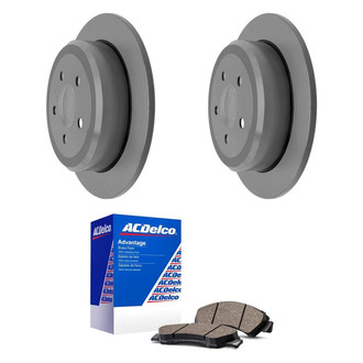 ACDelco® - Silver™ Rear Brake Kit with Ceramic Pads