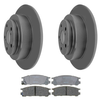 ACDelco® BNDL-31001478 - Silver™ Rear Brake Kit with Ceramic Pads
