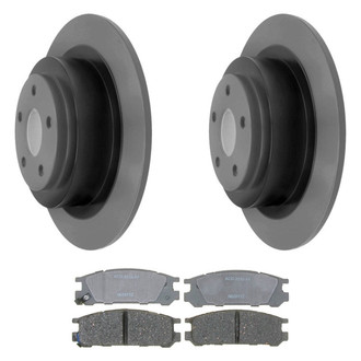 ACDelco® - Silver™ Rear Brake Kit with Ceramic Pads