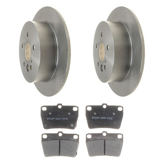ACDelco® BNDL-31001502 - Silver™ Rear Brake Kit with Ceramic Pads